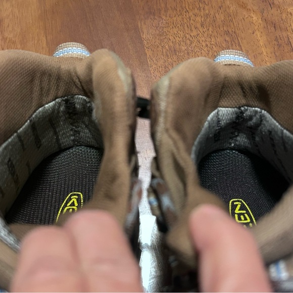 KEEN TARGHEE II Women’s Sz 9 shoes brown leather waterproof hiking boots 1004114 - Picture 7 of 16